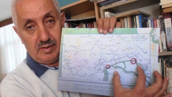 Halep ve Musul&#039;u Türkiye&#039;nin parçası gösteren Misakı Milli haritası bulundu