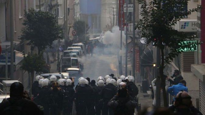 HDP protestolarında İstanbul&#039;da 65 gözaltı