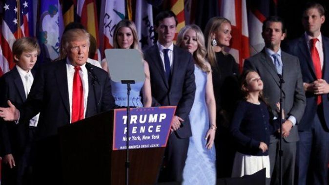 İşte yeni başkanın ailesi: Trump&#039;ın çocukları