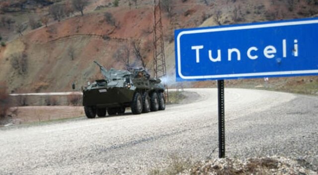 Tunceli&#039;de terör operasyonu
