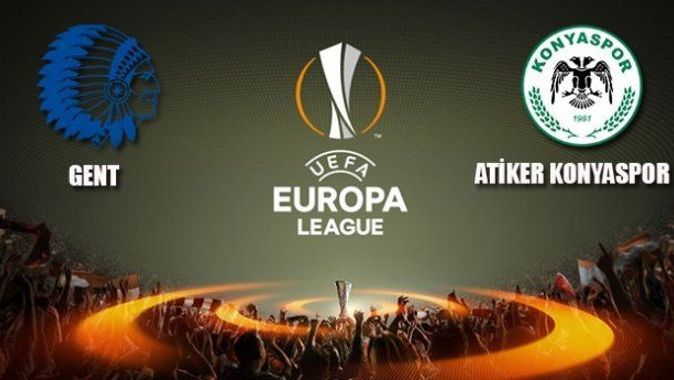 Atiker Konyaspor-Gent maçında 11&#039;ler açıklandı