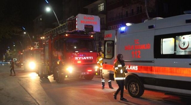 Elazığ&#039;da iş yeri yangını: 1 yaralı