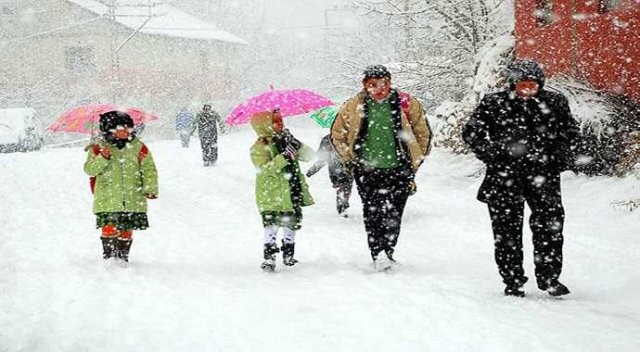 Karakoçan&#039;da taşımalı eğitime kar tatili