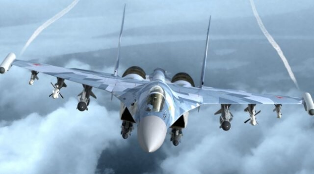 Rus savaş uçakları ilk kez El Bab&#039;da DAEŞ&#039;i vurdu