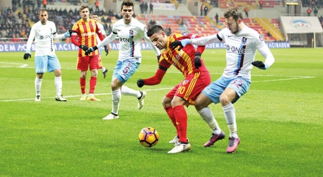 Trabzonspor deplasmanda Kayserispor&#039;u mağlup etti