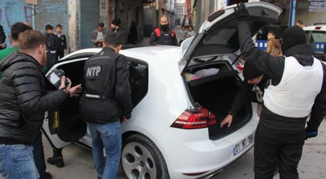 Adana&#039;da 600 polisle terör operasyonu