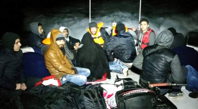 Didim’de 16 kaçak göçmen yakalandı