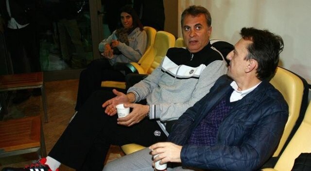 Fikret Orman, Beşiktaş&#039;ın bu akşamki idmanını izledi