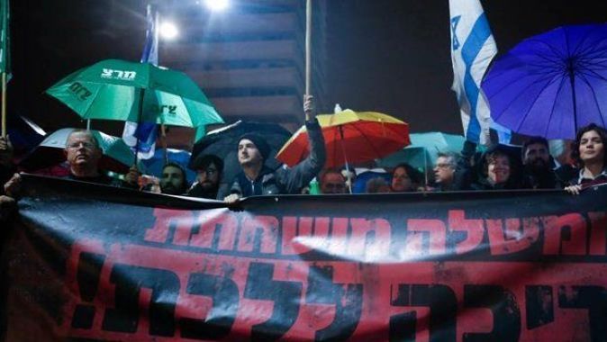 İsrail&#039;de Netanyahu protestosu