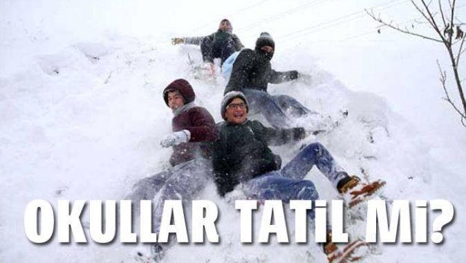 İstanbul&#039;da yarın okullar tatil mi (9 Ocak Pazartesi) | Hangi İllerde kar tatili var? Vailik açıklaması...