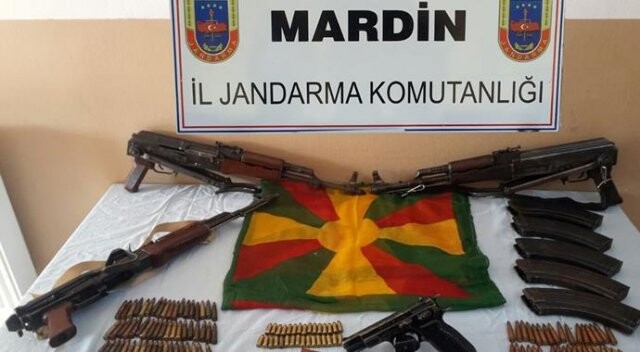 Mardin&#039;de silah ve mühimmat ele geçirildi