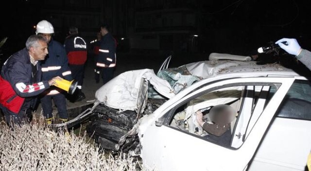 Mersin&#039;de trafik kazası, 1 kişi öldü