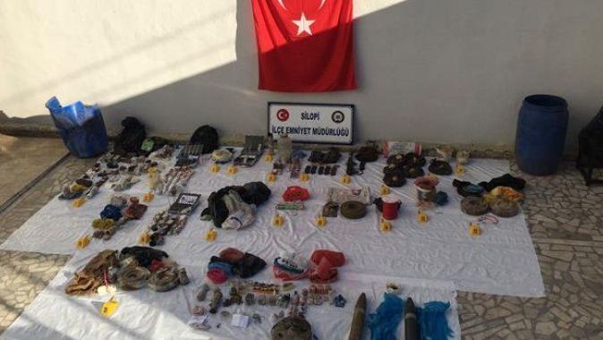 PKK’ya ait çok sayıda mühimmat ele geçirildi
