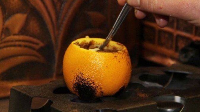 Portakal içinde pişen ‘Türk Kahvesi’