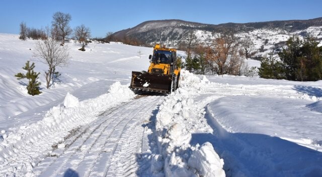 Sinop’ta 228 köy yolu ulaşıma kapandı