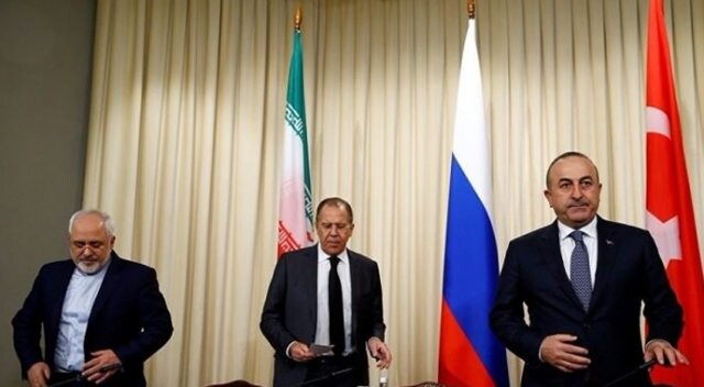 Türkiye, Rusya ve İran Moskova&#039;da bir arada