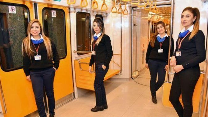 Adana’nın metrosu da kadınlara emanet