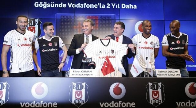 Beşiktaş, Vodafone&#039;la anlaşmasını uzattı