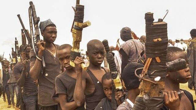 Dünyadaki çocuk askerlerin yüzde 40&#039;ı Afrika&#039;da