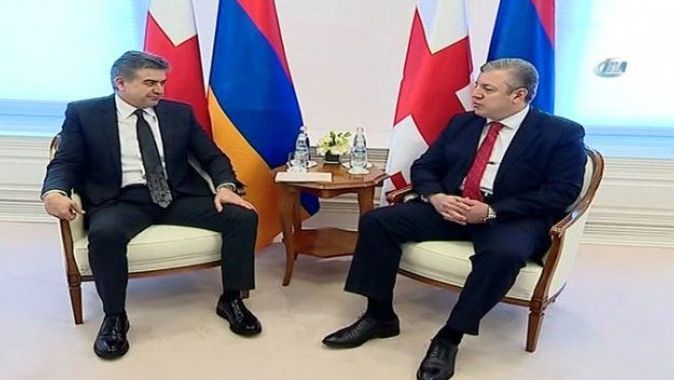 Ermenistan Başbakanı Karapetyan Gürcistan’da