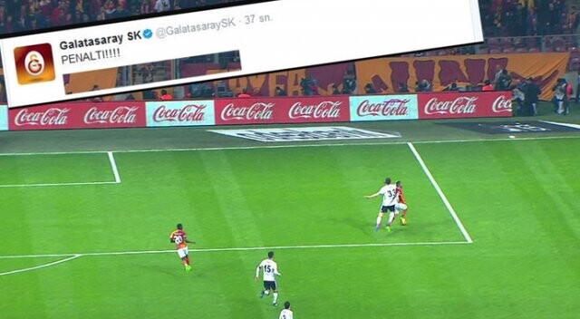 Galatasaray Beşiktaş derbisinde penaltı tartışması