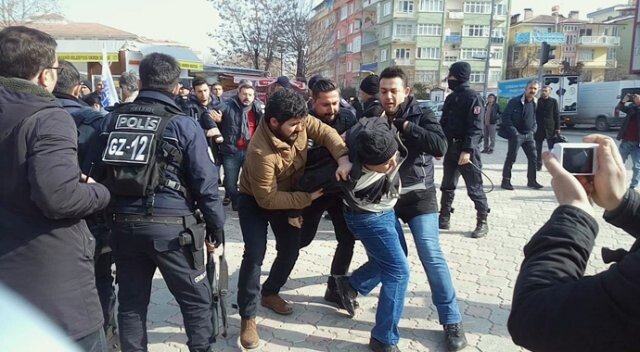 Malatya&#039;da izinsiz eylem yapan KESK’liler gözaltına alındı