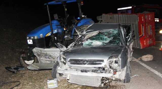 Samsun&#039;da otomobiller çarpıştı: 2 ölü