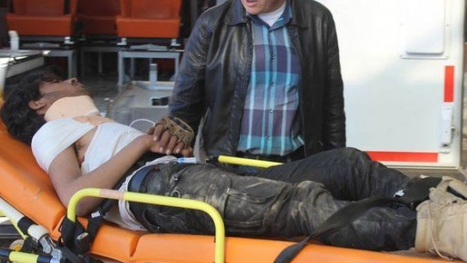 Suriye’de yaralanan 10 ÖSO askeri Kilis’e getirildi