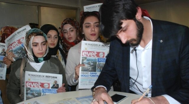 AK Parti Tokat Gençlik Kolları, Kılıçdaroğlu&#039;na &#039;Evet&#039; gazetesi gönderdi