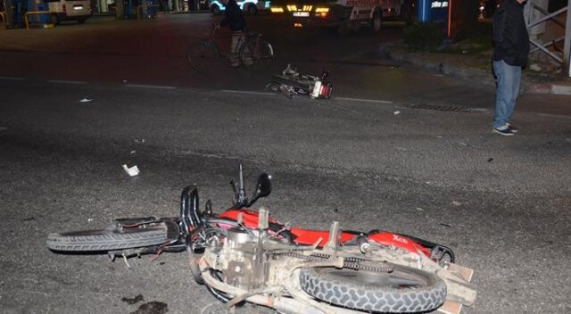 Aydın&#039;da motosikletler çarpıştı: 3 yaralı