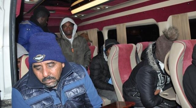 Ayvacık&#039;ta 44 mülteci yakalandı