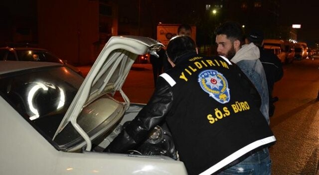 Bursa&#039;da 2 bin polisle asayiş uygulaması
