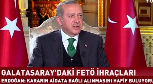 Cumhurbaşkanı Erdoğan&#039;dan Galatasaray&#039;a Hakan ve Arif tepkisi