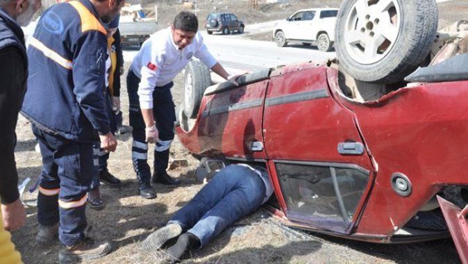 Erzincan&#039;da trafik kazası: 1 ölü