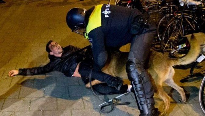 Hollanda polisinin saldırdığı Türk bakın kim çıktı