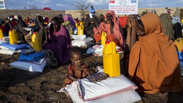 İHH&#039;den kuraklıkla savaşan Somali halkına yardım eli