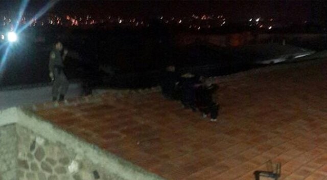İzmir&#039;de cezaevinden kaçmaya çalışan 5 kişi çatıda yakalandı