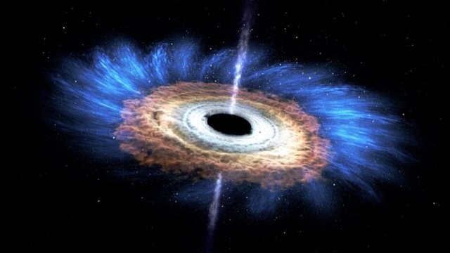 Kara delik tarafından yutulan yıldızın &#039;ölüm girdabı&#039; gözlemlendi