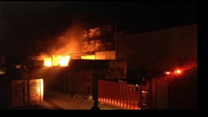 Kocaeli&#039;de büyük fabrika yangını