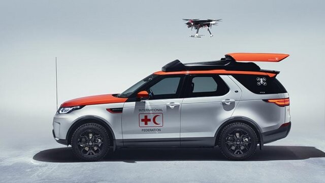 Land Rover&#039;ın &#039;drone&#039;lu aracı hayat kurtaracak