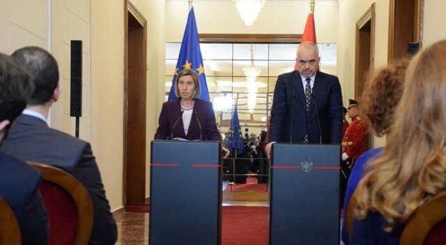 Mogherini, Arnavutluk Başbakanı ile görüştü