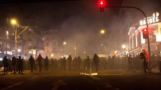 Paris&#039;te &#039;polis şiddeti protestosu&#039;na müdahale