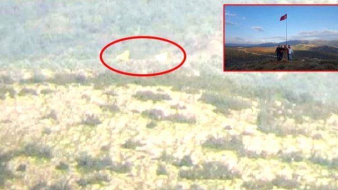 Sınırda PKK bayrağı krizi! Asker bölgeyi top atışına tuttu