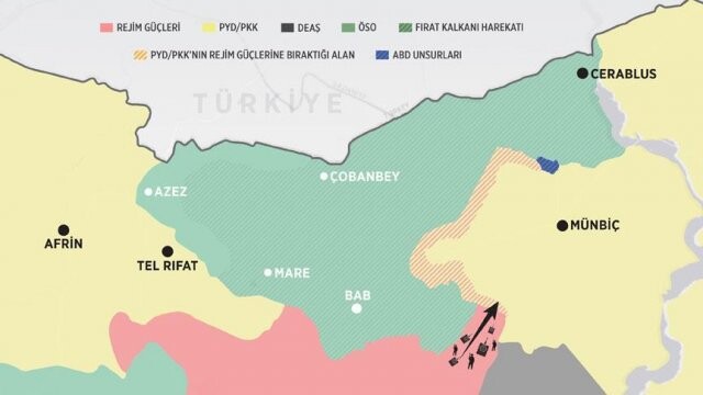Terör örgütü PYD/PKK Münbiç&#039;i terk etmiyor