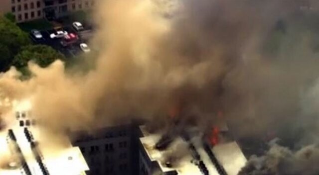 ABD&#039;de üniversite yakınında yangın
