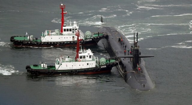 ABD&#039;nin nükleer denizaltısı yanaştı! Kuzey Kore tatbikata başladı