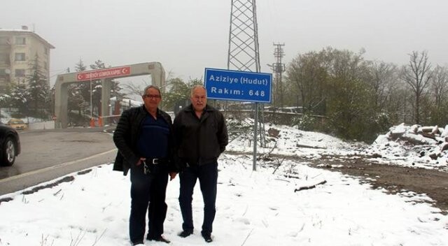 Bulgaristan sınırında kar 6 cm&#039;i buldu