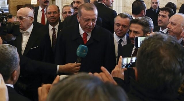Erdoğan&#039;dan Meclis&#039;teki gerilime ilişkin açıklama!