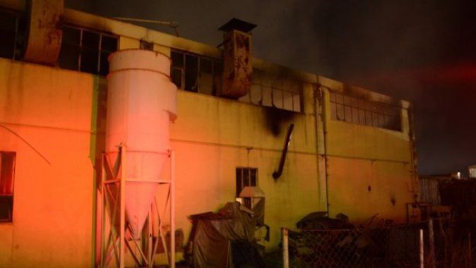 Eskişehir’de fabrika yangını