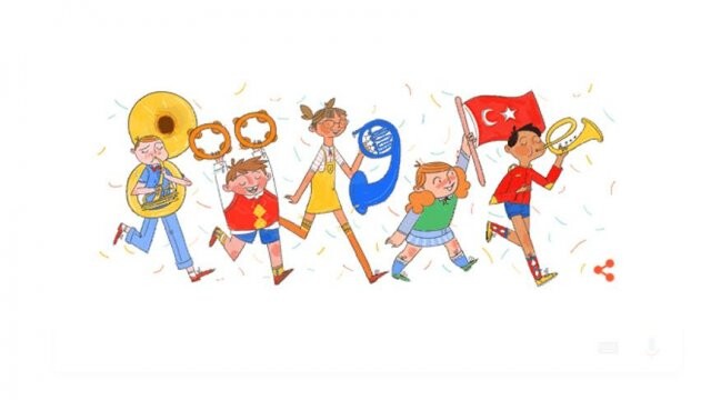 Google, 23 Nisan Ulusal Egemenlik ve Çocuk Bayramı&#039;nı kutladı